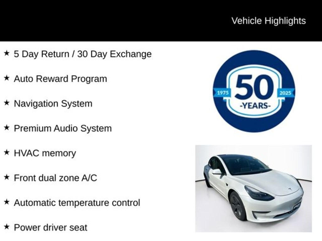 Used 2022 Tesla Model 3 Long Range Sedan