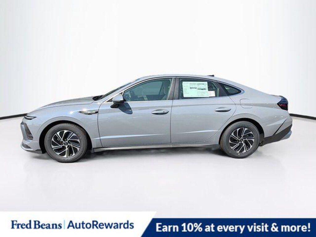 New 2026 Hyundai Sonata Hybrid Blue Sedan