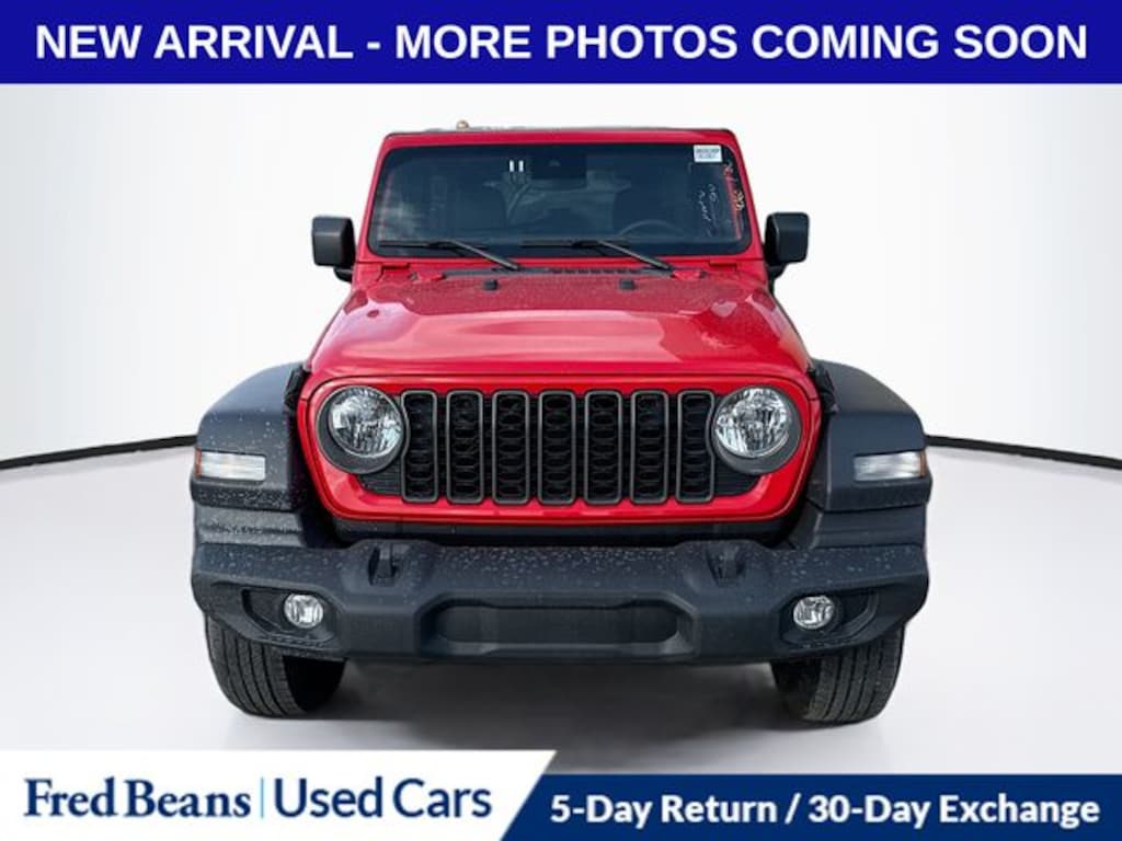 Certified 2024 Jeep Wrangler Sport S SUV