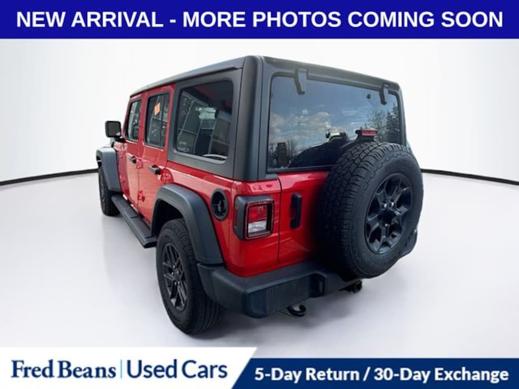 Certified 2024 Jeep Wrangler Sport S SUV