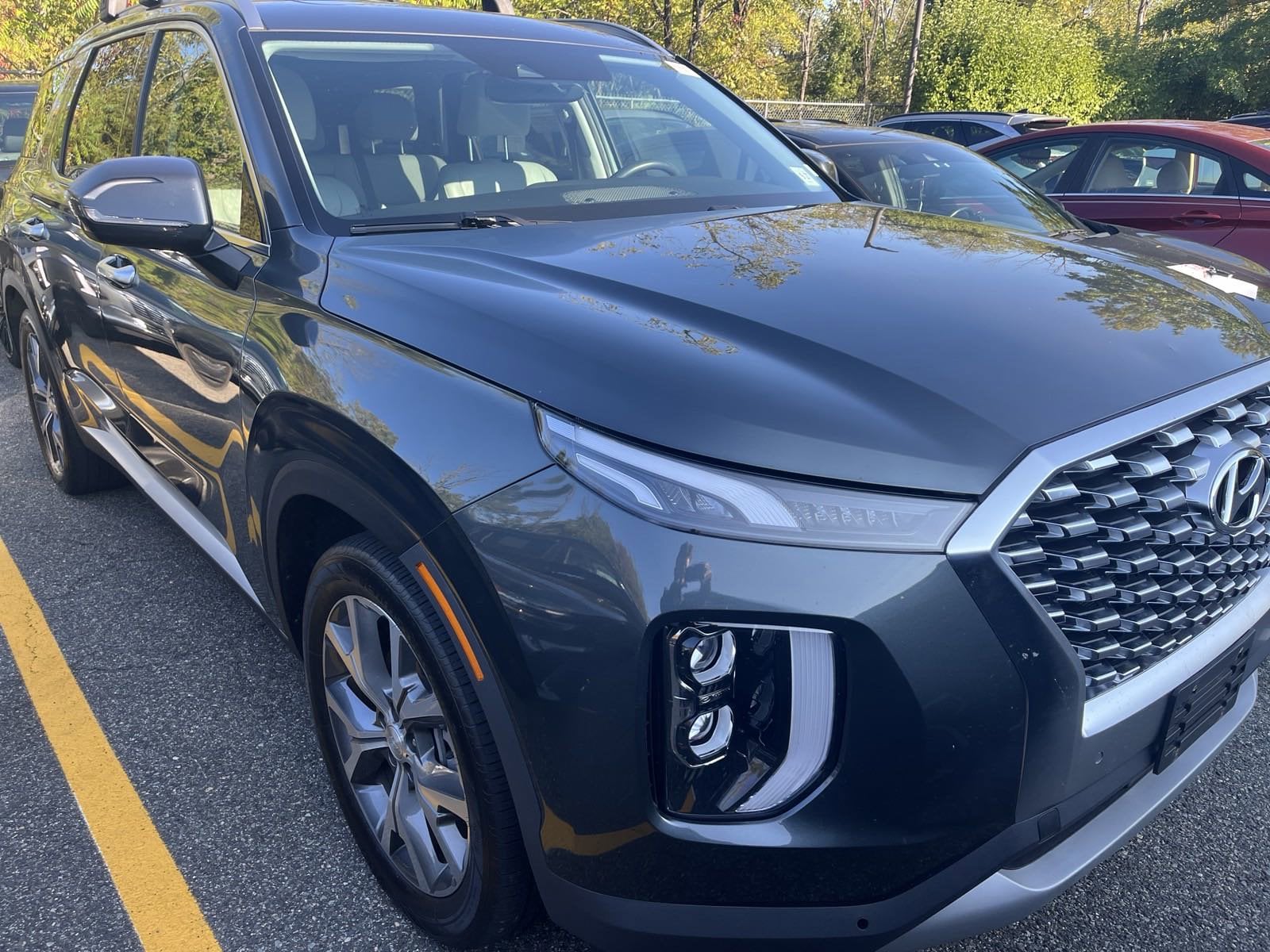 Used 2022 Hyundai Palisade SEL with VIN KM8R44HE2NU408935 for sale in Flemington, NJ