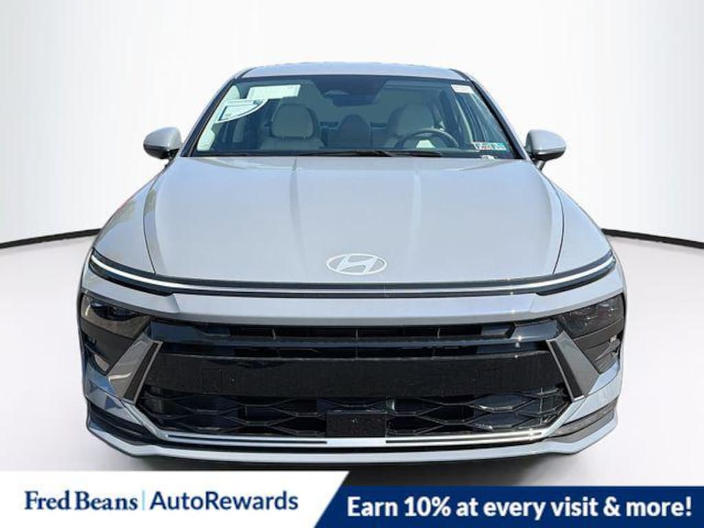 New 2026 Hyundai Sonata Hybrid Blue Sedan