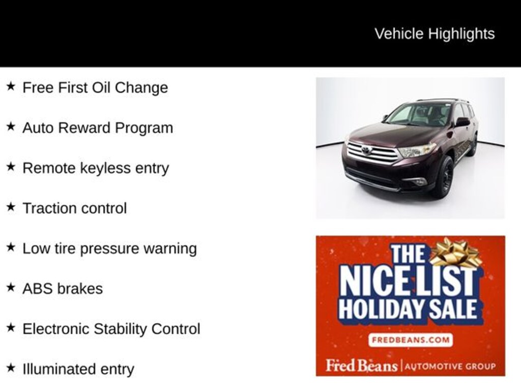 Used 2013 Toyota Highlander SUV