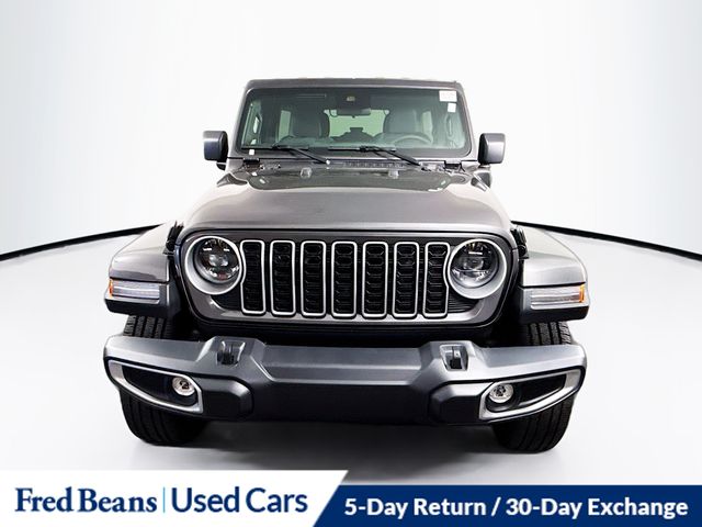 Certified 2025 Jeep Wrangler 4xe Sahara 4XE with VIN 1C4RJXP69SW584437 for sale in Flemington, NJ