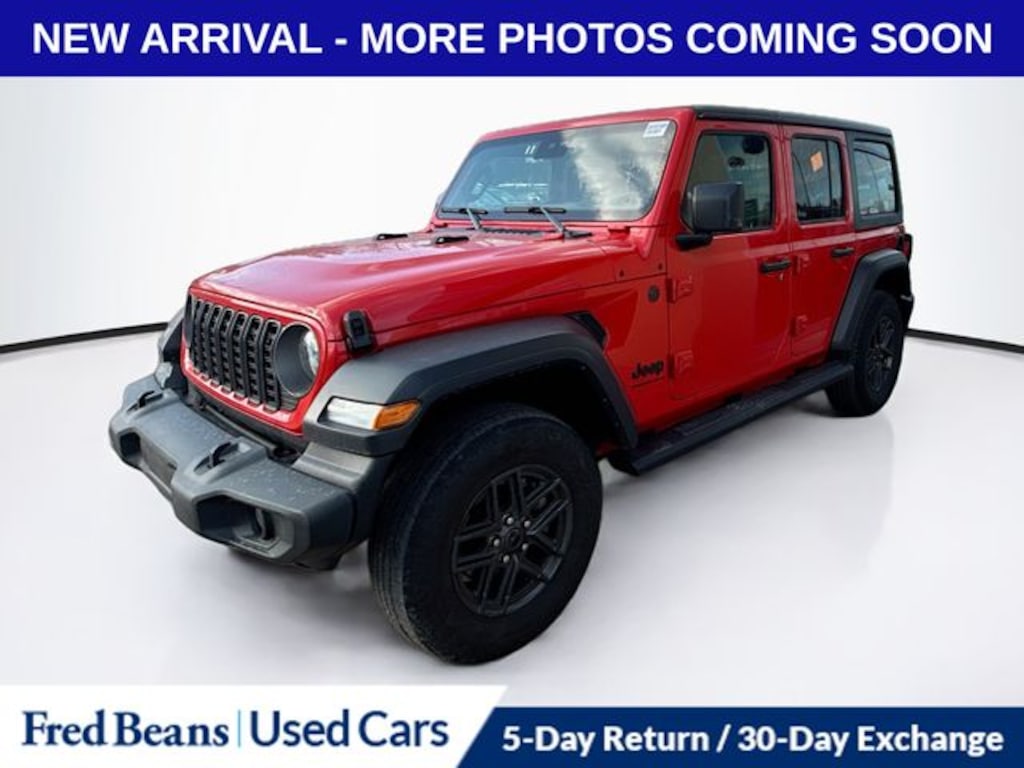Certified 2024 Jeep Wrangler Sport S SUV
