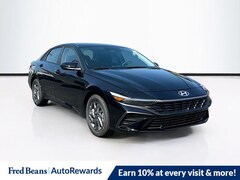 2025 Hyundai Elantra Hybrid Blue Sedan