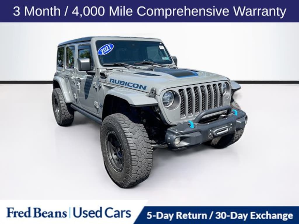 Used 2021 Jeep Wrangler 4xe Rubicon SUV