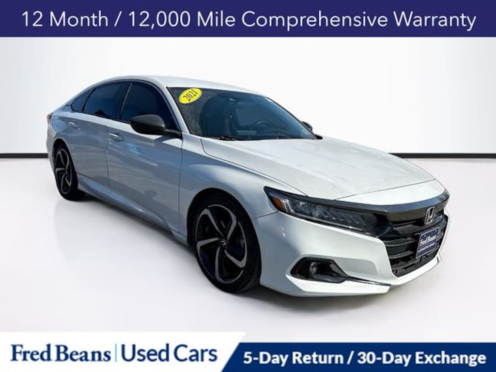 Used 2021 Honda Accord Sport SE 1.5T Sedan