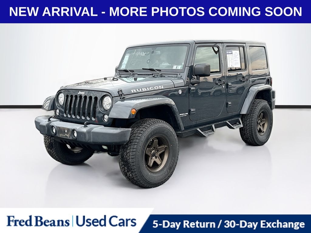 Used 2017 Jeep Wrangler JK Unlimited Rubicon 4x4 SUV