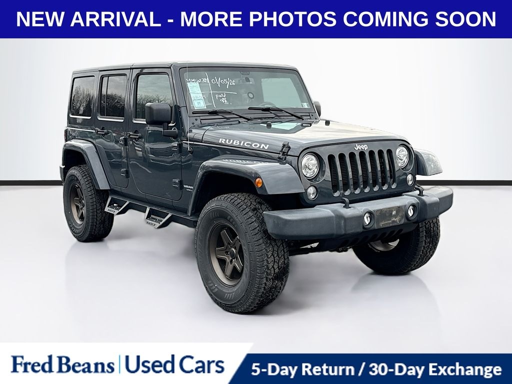 Used 2017 Jeep Wrangler JK Unlimited Rubicon 4x4 SUV