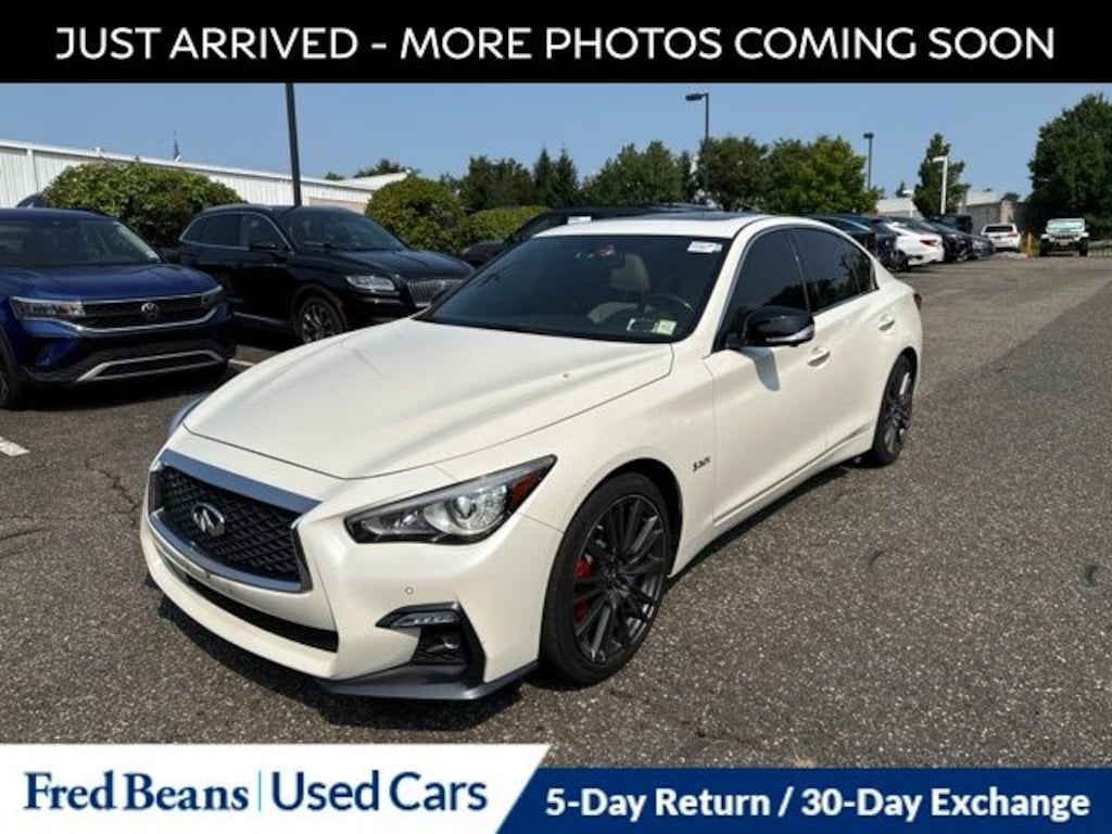 Certified 2019 INFINITI Q50 Red Sport 400 Sedan