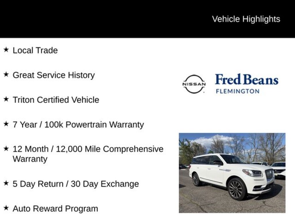 Certified 2020 Lincoln Navigator Reserve SUV