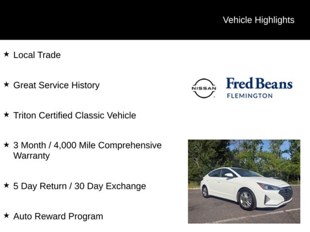 Certified 2020 Hyundai Elantra SEL Sedan