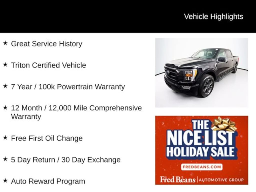 Certified 2023 Ford F-150 XLT Truck SuperCrew Cab