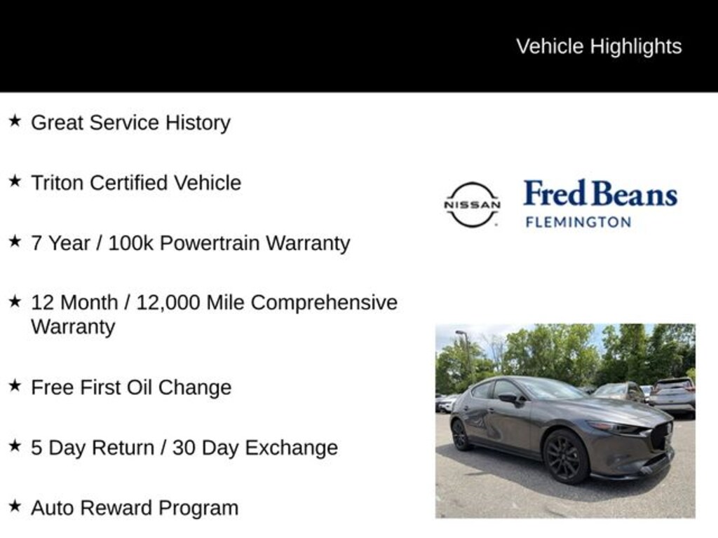 Certified 2023 Mazda Mazda3 2.5 Turbo Premium Plus Package Hatchback