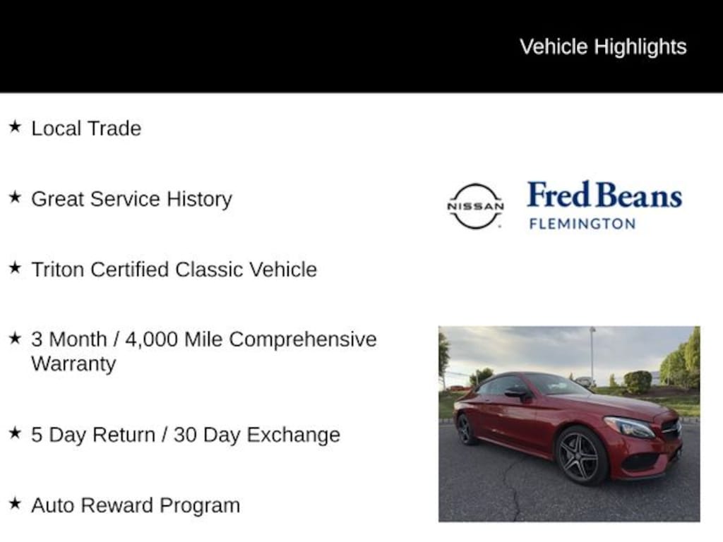 Certified 2017 Mercedes-Benz C-Class C 300 Coupe