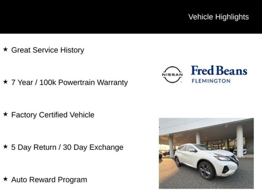 Certified 2023 Nissan Murano Platinum SUV