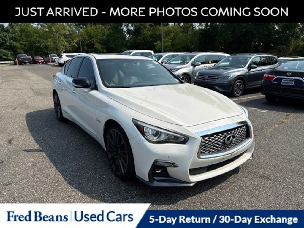 Certified 2019 INFINITI Q50 Red Sport 400 Sedan