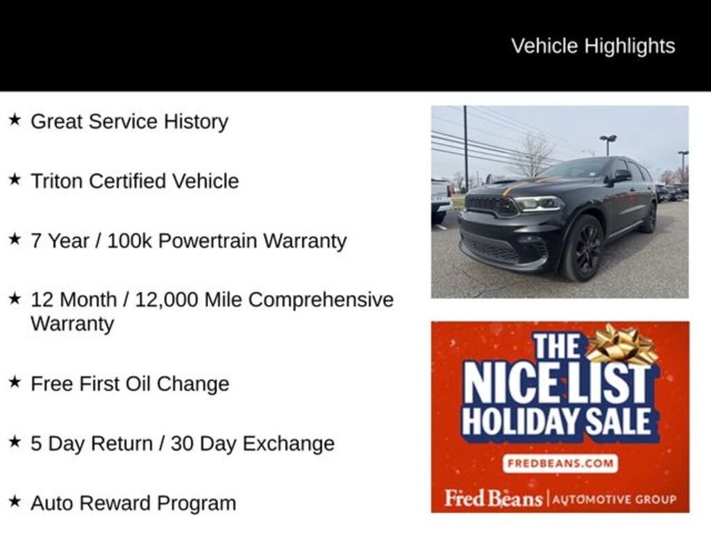 Certified 2022 Dodge Durango R/T SUV