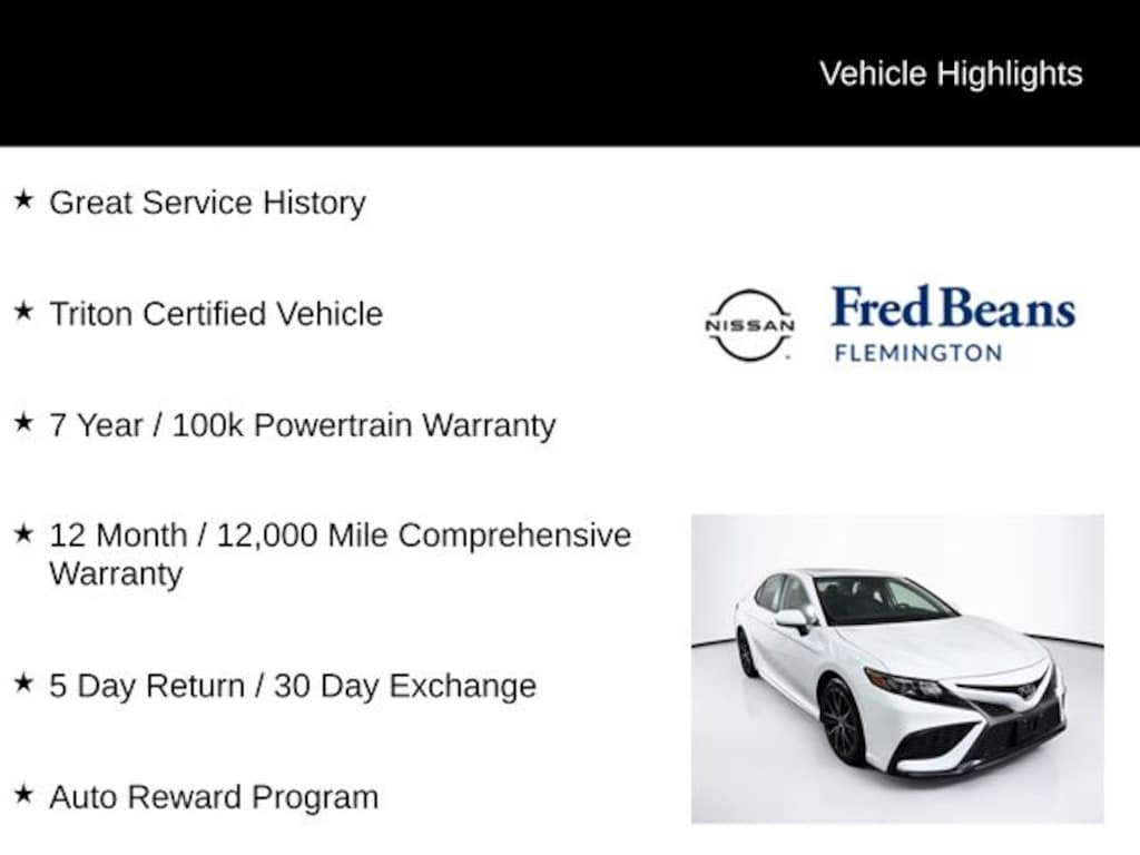 Used 2024 Toyota Camry SE Sedan