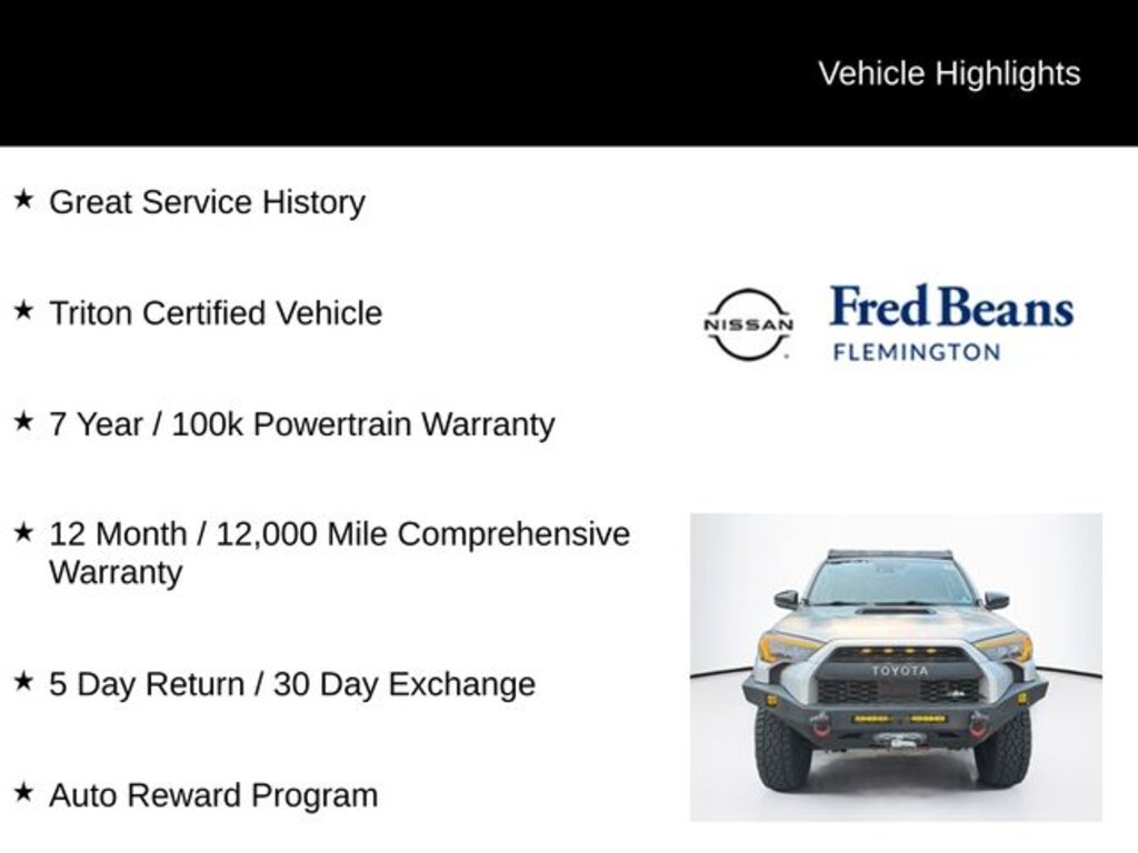 Certified 2020 Toyota 4Runner Venture SUV