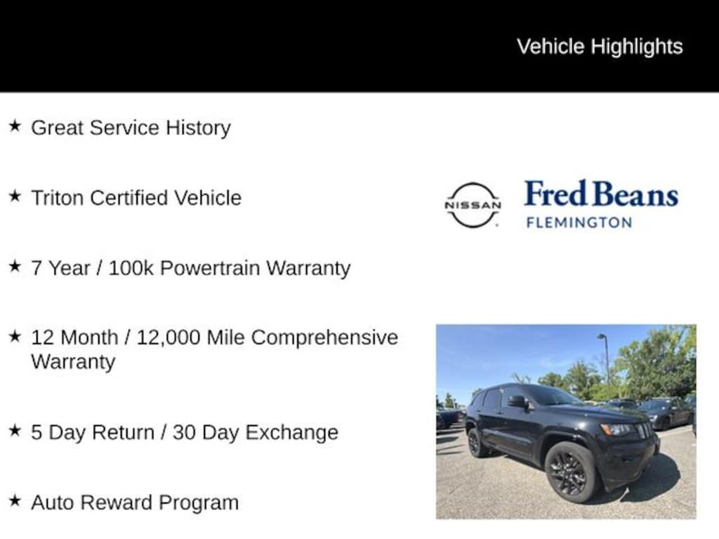 Certified 2021 Jeep Grand Cherokee Laredo X SUV