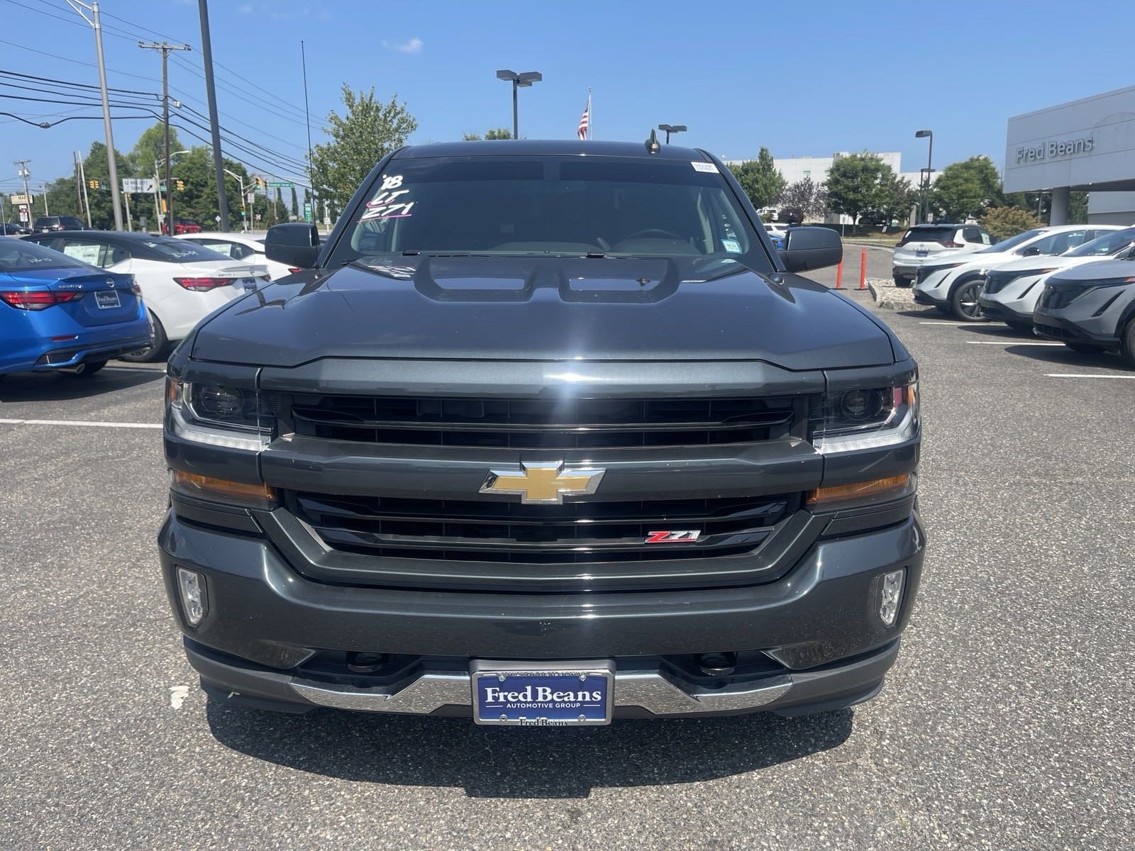 Used 2018 Chevrolet Silverado 1500 LT Z71 with VIN 1GCVKREC7JZ141328 for sale in Langhorne, PA