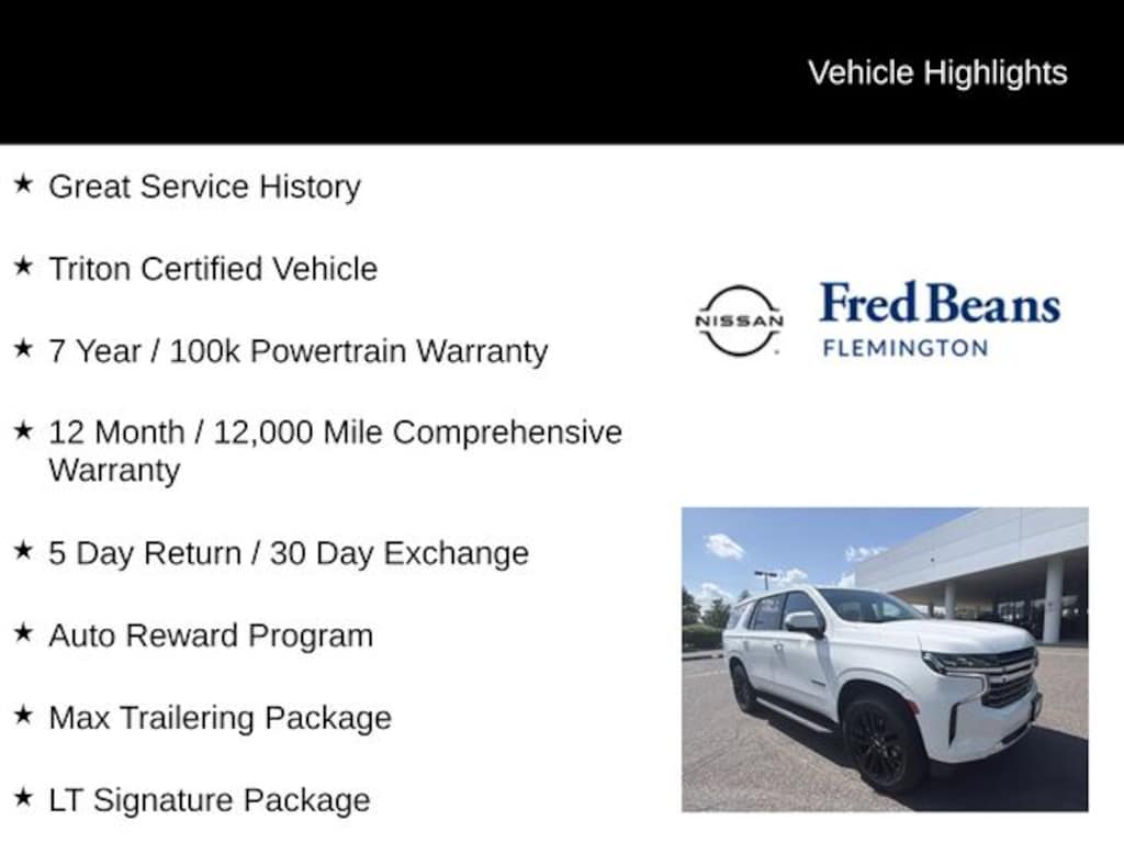 Used 2023 Chevrolet Tahoe LT SUV