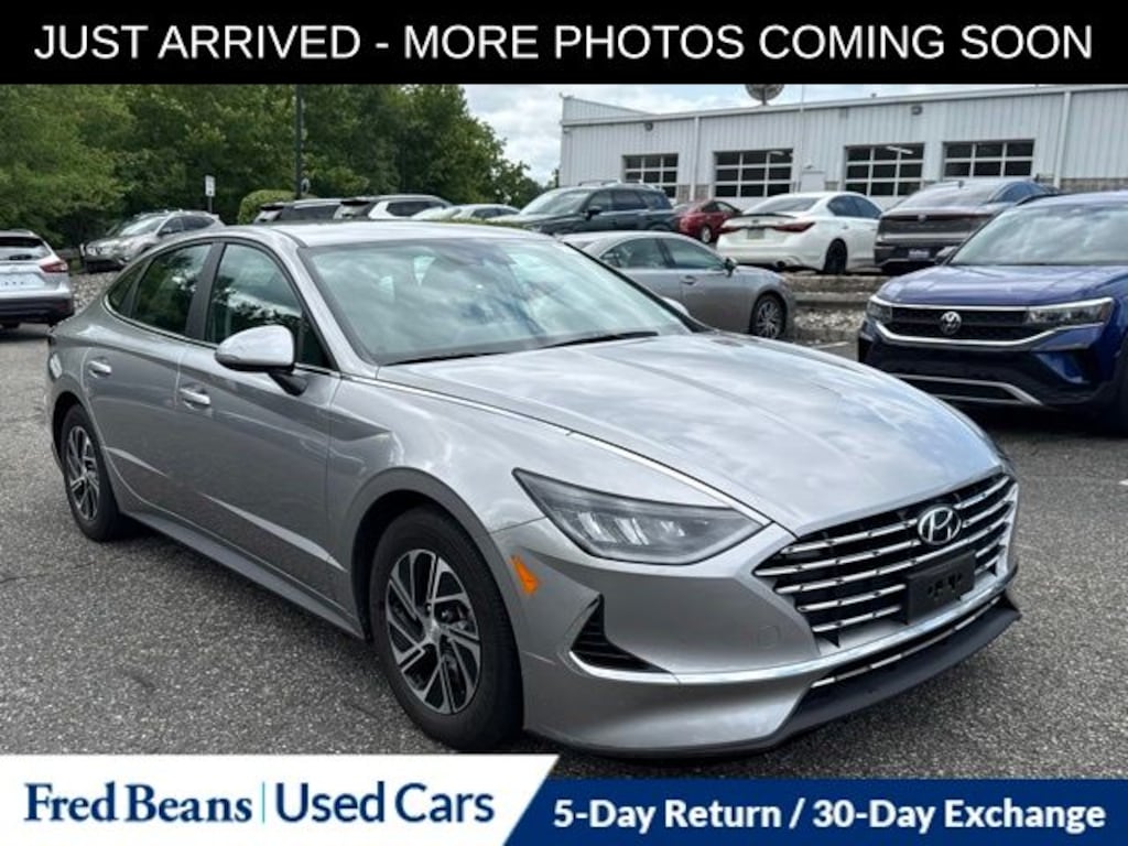 Used 2021 Hyundai Sonata Hybrid Blue Sedan