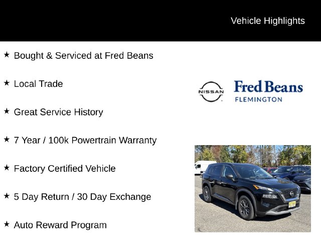 Certified 2023 Nissan Rogue S SUV