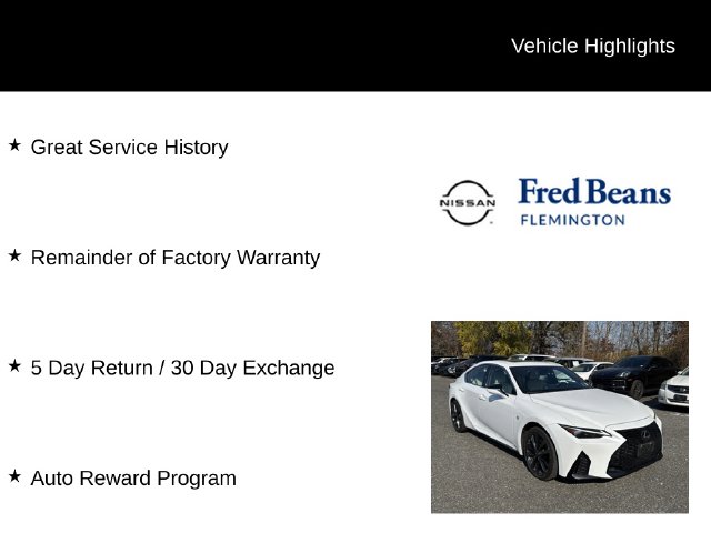 Used 2024 Lexus IS 350 F Sport Sedan