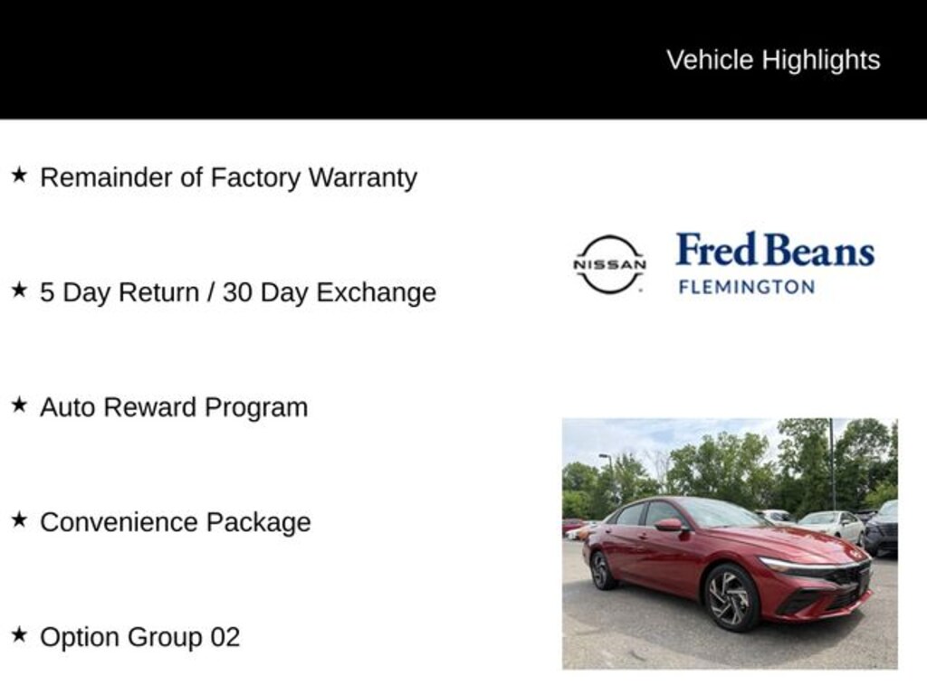 Used 2024 Hyundai Elantra SEL Sedan