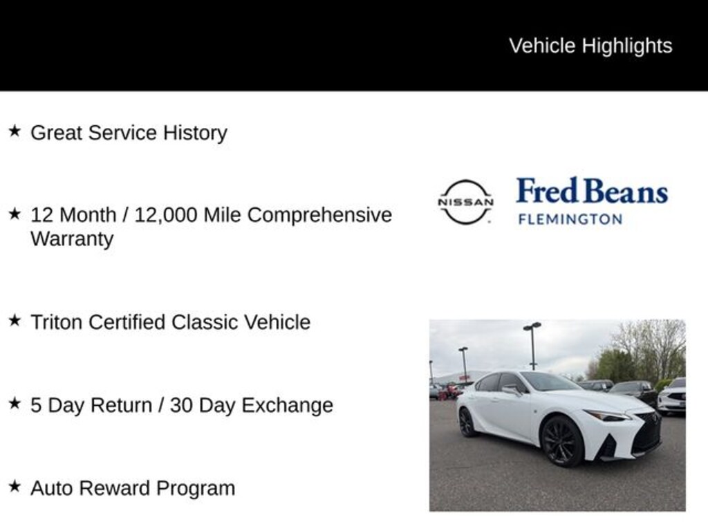 Certified 2023 Lexus IS 350 F Sport Sedan