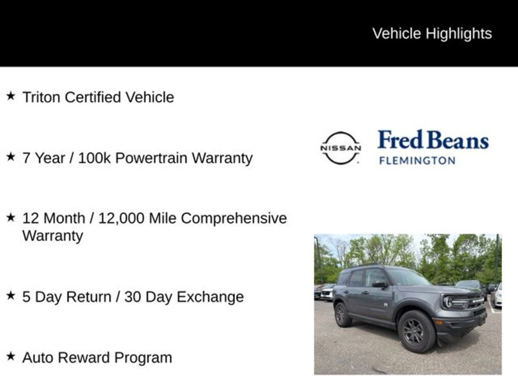 Certified 2023 Ford Bronco Sport Big Bend SUV