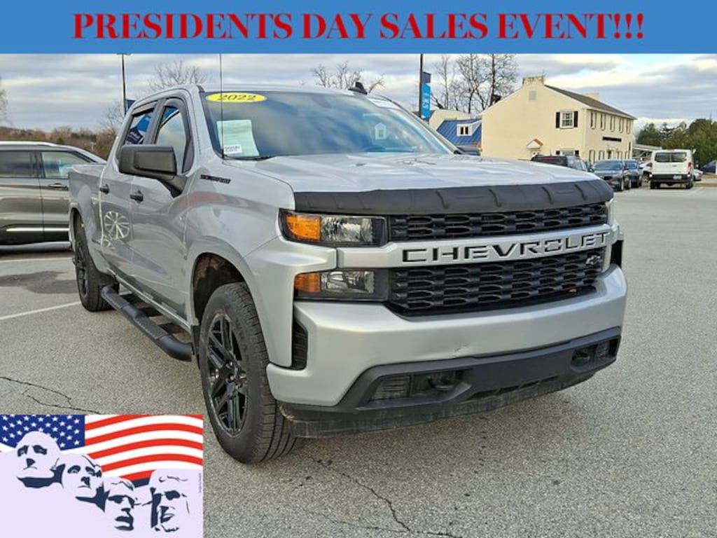 Used 2022 Chevrolet Silverado 1500 LTD Custom Truck Crew Cab