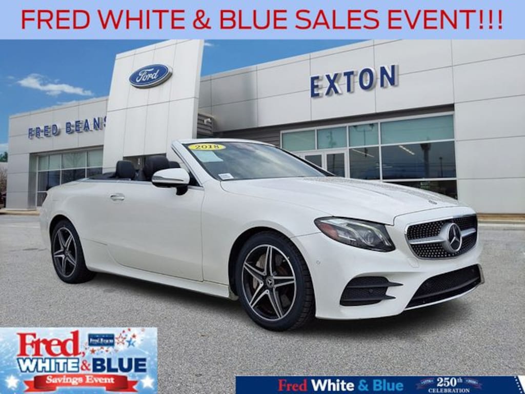 Certified 2018 Mercedes-Benz E-Class E 400 Cabriolet