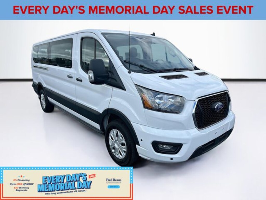 Certified 2024 Ford Transit-350 XLT Wagon Low Roof Van