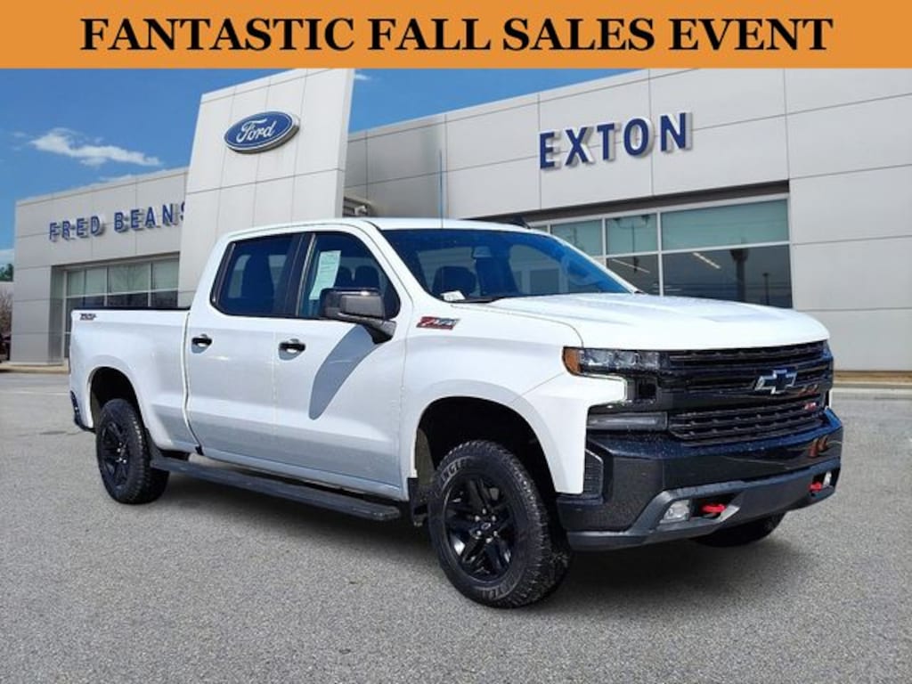 Certified 2021 Chevrolet Silverado 1500 LT Trail Boss Truck Crew Cab