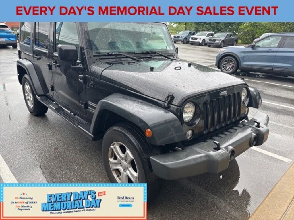 Certified 2018 Jeep Wrangler JK Unlimited Sport SUV