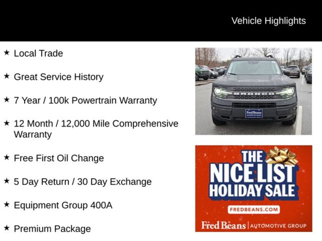 Certified 2023 Ford Bronco Sport Badlands SUV