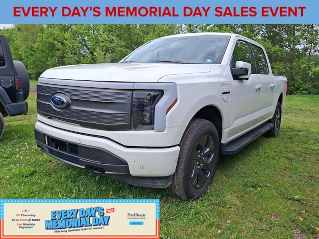 Certified 2023 Ford F-150 Lightning Lariat Truck SuperCrew Cab