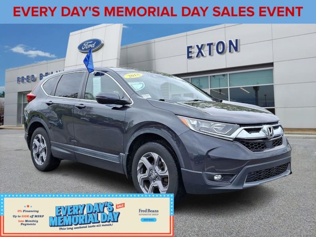 Certified 2018 Honda CR-V EX-L SUV