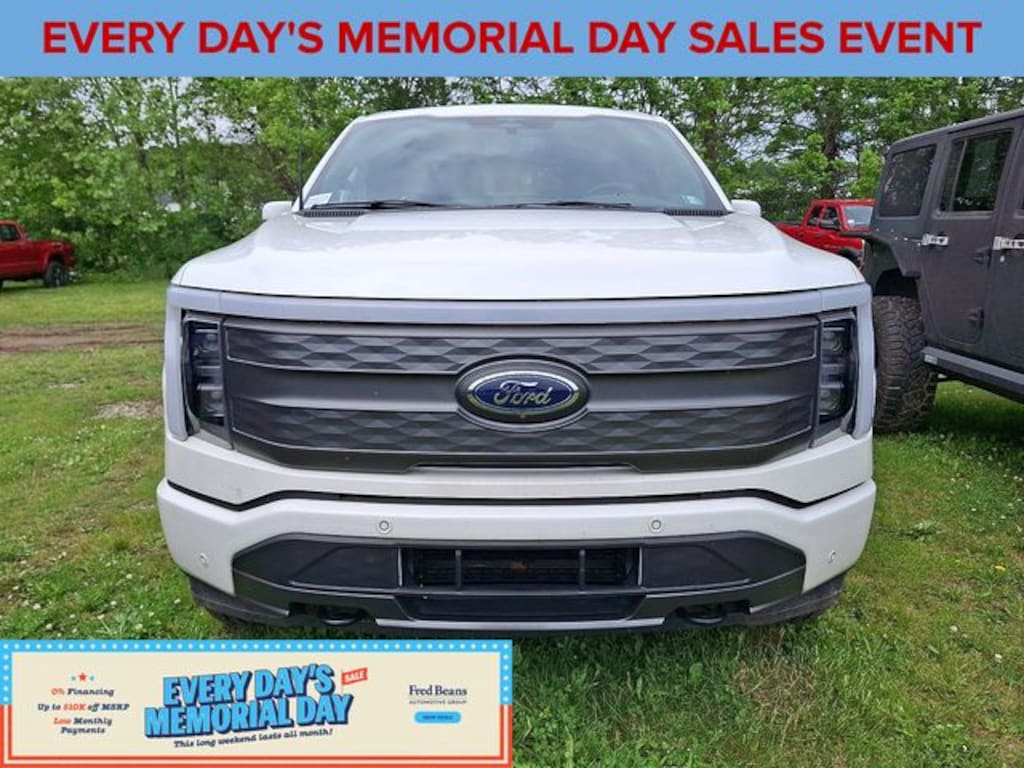 Certified 2023 Ford F-150 Lightning Lariat Truck SuperCrew Cab