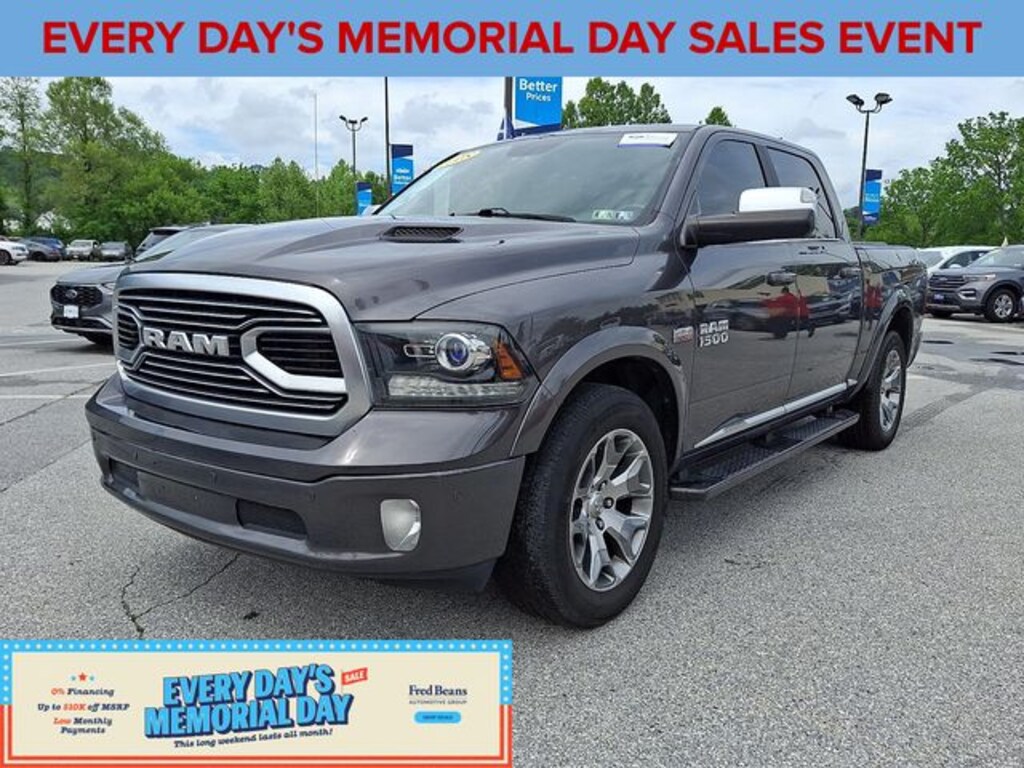 Used 2018 Ram 1500 Laramie Longhorn Truck Crew Cab