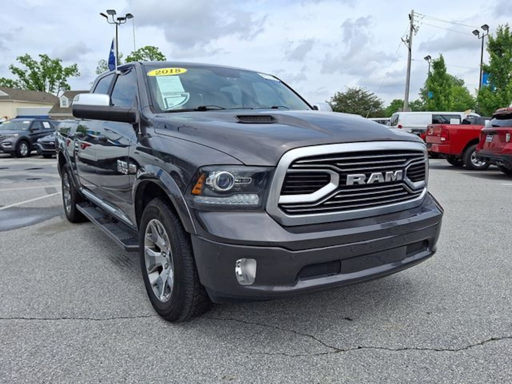 Certified 2018 Ram 1500 Laramie Longhorn Truck Crew Cab