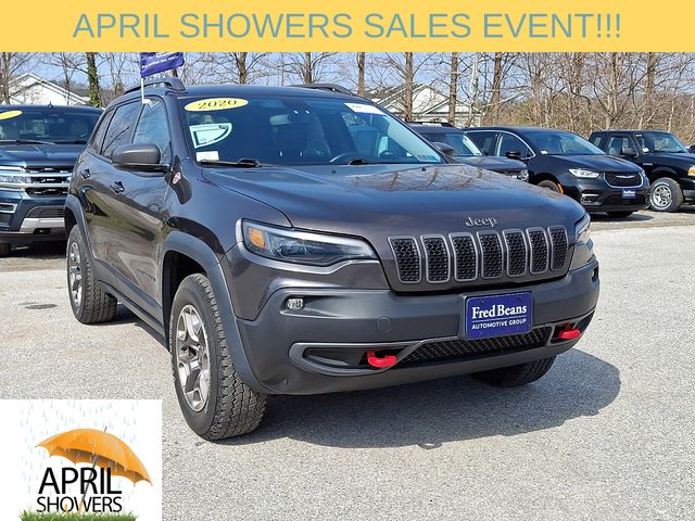 Certified 2020 Jeep Cherokee Trailhawk with VIN 1C4PJMBX7LD627269 for sale in Exton, PA
