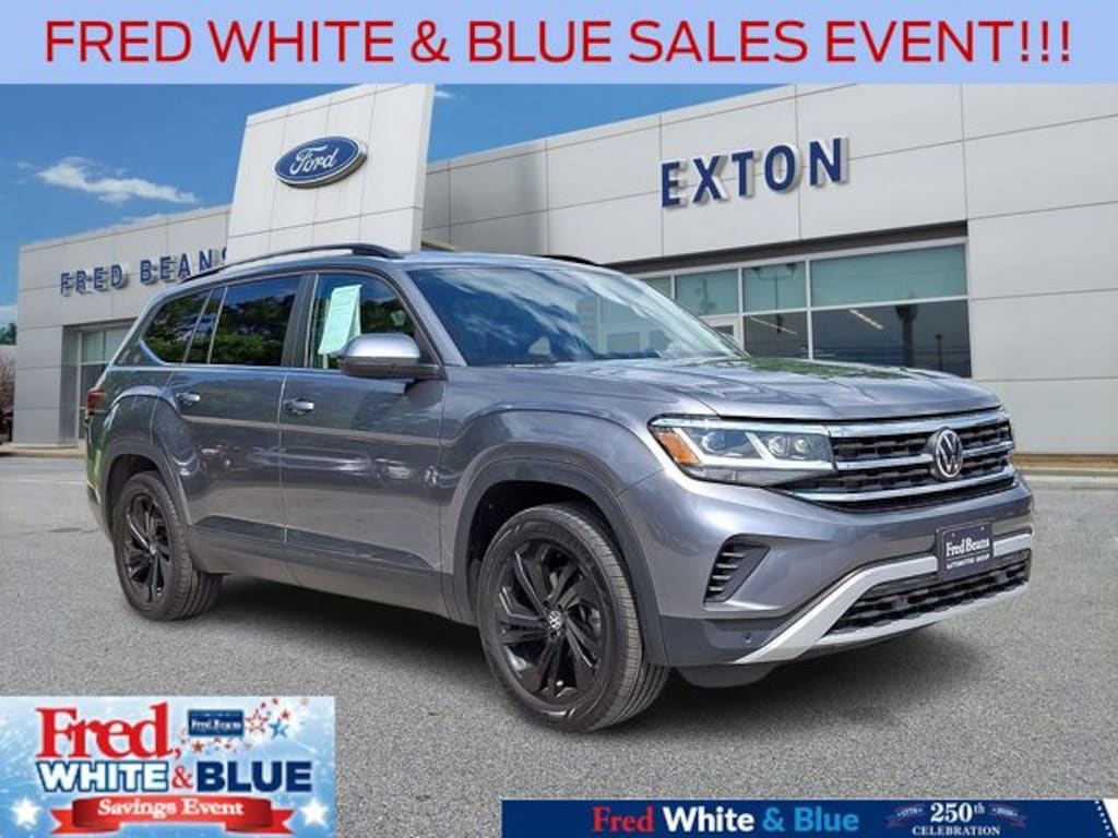 Certified 2023 Volkswagen Atlas 3.6L V6 SE w/Technology SUV