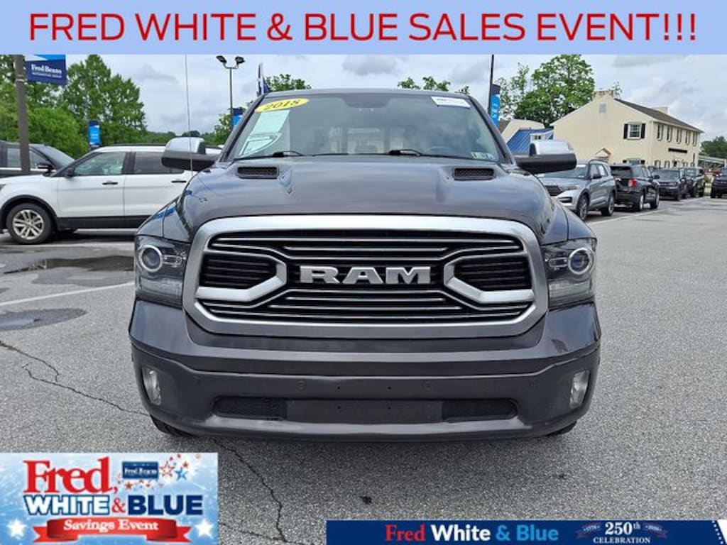 Certified 2018 Ram 1500 Laramie Longhorn Truck Crew Cab