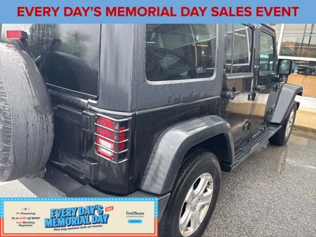 Certified 2018 Jeep Wrangler JK Unlimited Sport SUV