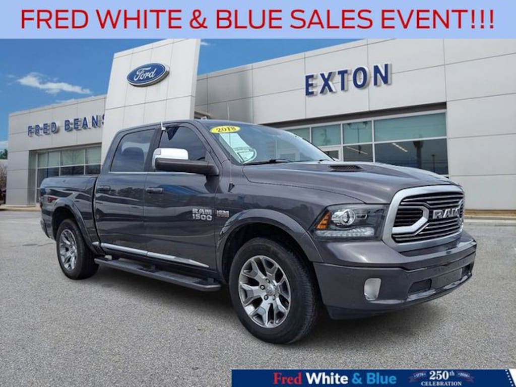 Certified 2018 Ram 1500 Laramie Longhorn Truck Crew Cab